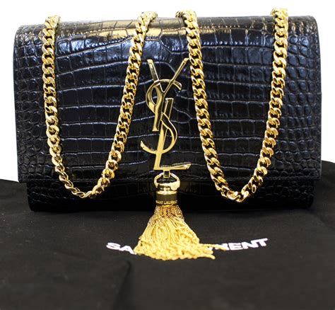 ysl chain bag black|ysl black purse gold chain.